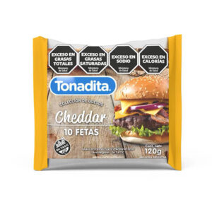 CHEDDAR TONADITA 8 FETAS