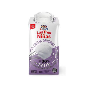 CREMA BATIR 36% 12X500 GR LAS TRES NIÑAS